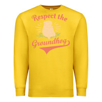 Lemon respect the groundhog happy groundhog day vintage Premium Sweatshirt - linhVisuals