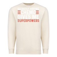 Sandshell secretly hoping chemo gives me superpowers cancer awareness gifts Premium Sweatshirt - linhVisuals