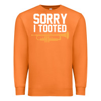 Carrot sorry i tooted funny trumpet player pun gift sarcastic humor quote Premium Sweatshirt - linhVisuals