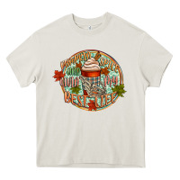 Cream pumpkin spice and livin my best life Heavy Core Tee - CowGirlArtShop