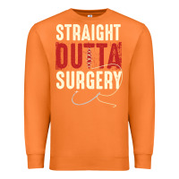 Carrot straight outta surgery funny get well soon gifts post surgery supporti Premium Sweatshirt - linhVisuals
