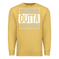 Antique Gold straight outta the gym Premium Sweatshirt - linhVisuals