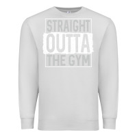 Dove Grey straight outta the gym Premium Sweatshirt - linhVisuals