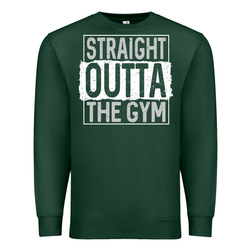 Straight Outta The Gym Premium Sweatshirt by linhVisuals | Teevron