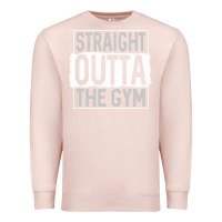 Pale Pink straight outta the gym Premium Sweatshirt - linhVisuals
