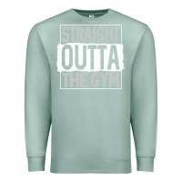Seafoam straight outta the gym Premium Sweatshirt - linhVisuals