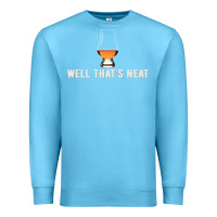 Ocean Blue that's neat whiskey funny saying Premium Sweatshirt - linhVisuals
