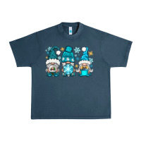 Midnight Navy winter gnomies Urban Heavy Tee - BundleAndBundleShop