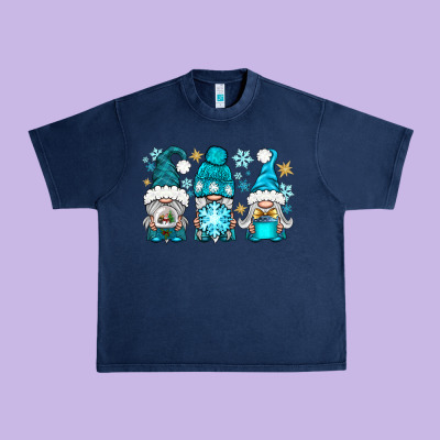 Winter Gnomies Urban Heavy Tee Designed By Bundleandbundleshop