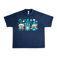 Navy winter gnomies Urban Heavy Tee - BundleAndBundleShop
