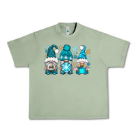 Oil Green winter gnomies Urban Heavy Tee - BundleAndBundleShop