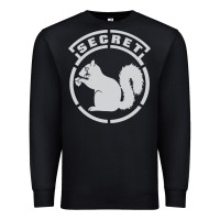 Black Secret Squirrel Premium Sweatshirt - linhVisuals