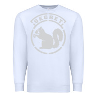 White Secret Squirrel Premium Sweatshirt - linhVisuals