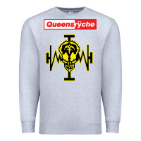 Heather Grey Queensrÿche Premium Sweatshirt - linhVisuals