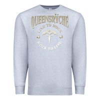 Heather Grey ‘Qüëënsrÿche Live To ock Premium Sweatshirt - linhVisuals