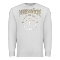Dove Grey ‘Qüëënsrÿche Live To ock Premium Sweatshirt - linhVisuals