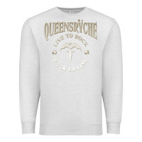 Oatmeal Heather ‘Qüëënsrÿche Live To ock Premium Sweatshirt - linhVisuals