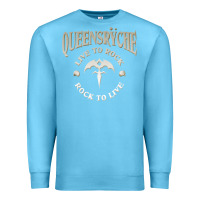 Ocean Blue ‘Qüëënsrÿche Live To ock Premium Sweatshirt - linhVisuals