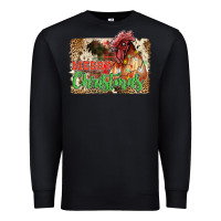 Black merry christmas Premium Sweatshirt - JahusDesignShop