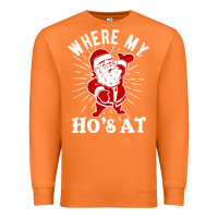 Carrot where my ho's at funny santa christmas pun naughty xmas humor gift Premium Sweatshirt - linhVisuals