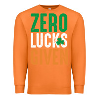 Carrot zero lucks given funny st patricks day joke quote lucky shamrock irela Premium Sweatshirt - linhVisuals
