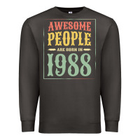 Smoke vintage 1988 awesome people are born in 1988 31st birthday gift for me Premium Sweatshirt - linhVisuals