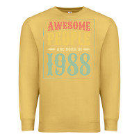 Antique Gold vintage 1988 awesome people are born in 1988 31st birthday gift for me Premium Sweatshirt - linhVisuals