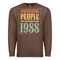 Chestnut vintage 1988 awesome people are born in 1988 31st birthday gift for me Premium Sweatshirt - linhVisuals