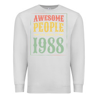 Dove Grey vintage 1988 awesome people are born in 1988 31st birthday gift for me Premium Sweatshirt - linhVisuals