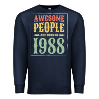 Navy vintage 1988 awesome people are born in 1988 31st birthday gift for me Premium Sweatshirt - linhVisuals