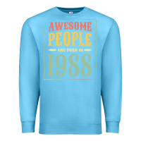 Ocean Blue vintage 1988 awesome people are born in 1988 31st birthday gift for me Premium Sweatshirt - linhVisuals