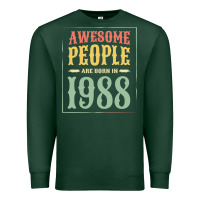 Sports Green vintage 1988 awesome people are born in 1988 31st birthday gift for me Premium Sweatshirt - linhVisuals