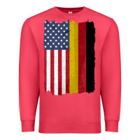 Cardinal united states with germany flag mix us and german country flags Premium Sweatshirt - linhVisuals