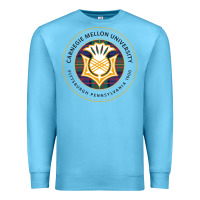 Ocean Blue carnegie mellon, university Premium Sweatshirt - linhVisuals