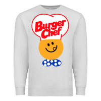 Dove Grey burger chef Premium Sweatshirt - linhVisuals