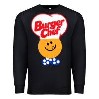 Black burger chef Premium Sweatshirt - linhVisuals