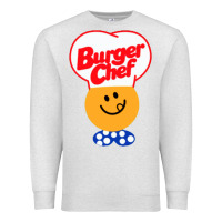 Oatmeal Heather burger chef Premium Sweatshirt - linhVisuals