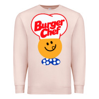 Pale Pink burger chef Premium Sweatshirt - linhVisuals