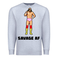 Heather Grey savage af Premium Sweatshirt - linhVisuals