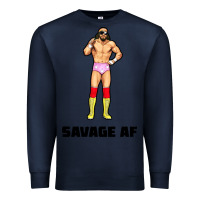 Navy savage af Premium Sweatshirt - linhVisuals