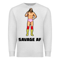 Oatmeal Heather savage af Premium Sweatshirt - linhVisuals