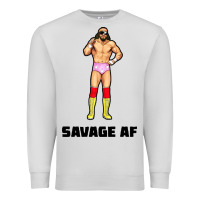 Dove Grey savage af Premium Sweatshirt - linhVisuals