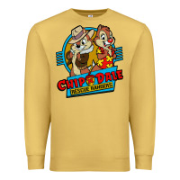 Antique Gold chip and dale anime character Premium Sweatshirt - linhVisuals