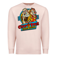 Pale Pink chip and dale anime character Premium Sweatshirt - linhVisuals