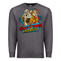 Charcoal Heather chip and dale anime character Premium Sweatshirt - linhVisuals