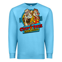 Ocean Blue chip and dale anime character Premium Sweatshirt - linhVisuals