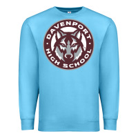 Ocean Blue davenport high school, davenport Premium Sweatshirt - linhVisuals