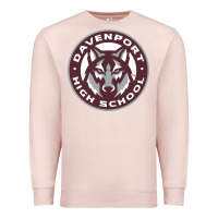 Pale Pink davenport high school, davenport Premium Sweatshirt - linhVisuals