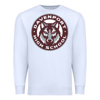 White davenport high school, davenport Premium Sweatshirt - linhVisuals