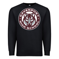 Black davenport high school, davenport Premium Sweatshirt - linhVisuals